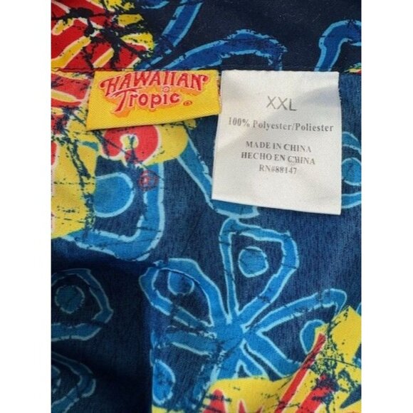 Hawaiian Tropics Men's Button Down Shirt Size XXL - Picture 3 of 3
